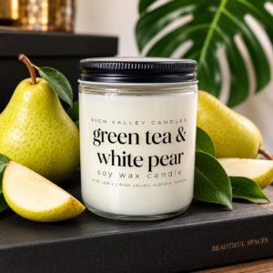 Green Tea & White Pear Candle
