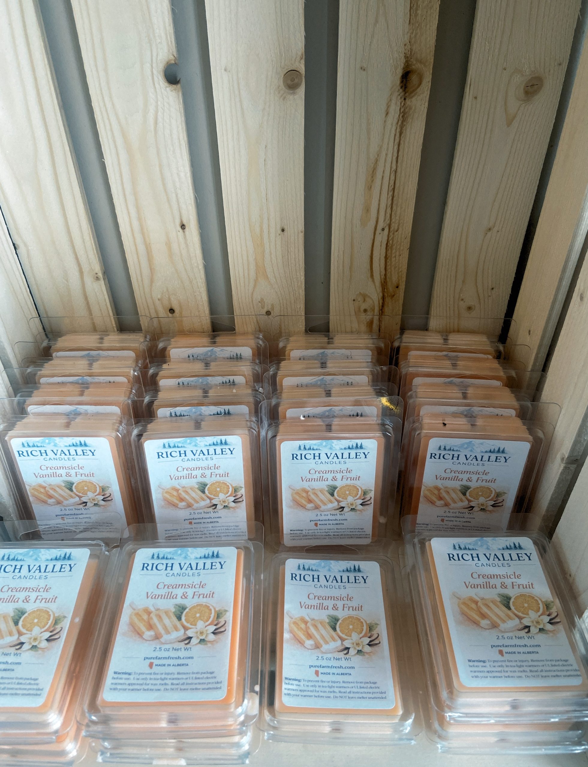 creamsicle wax melts