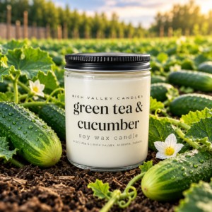 green tea and cucumber