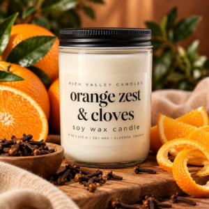 orange zest and cloves