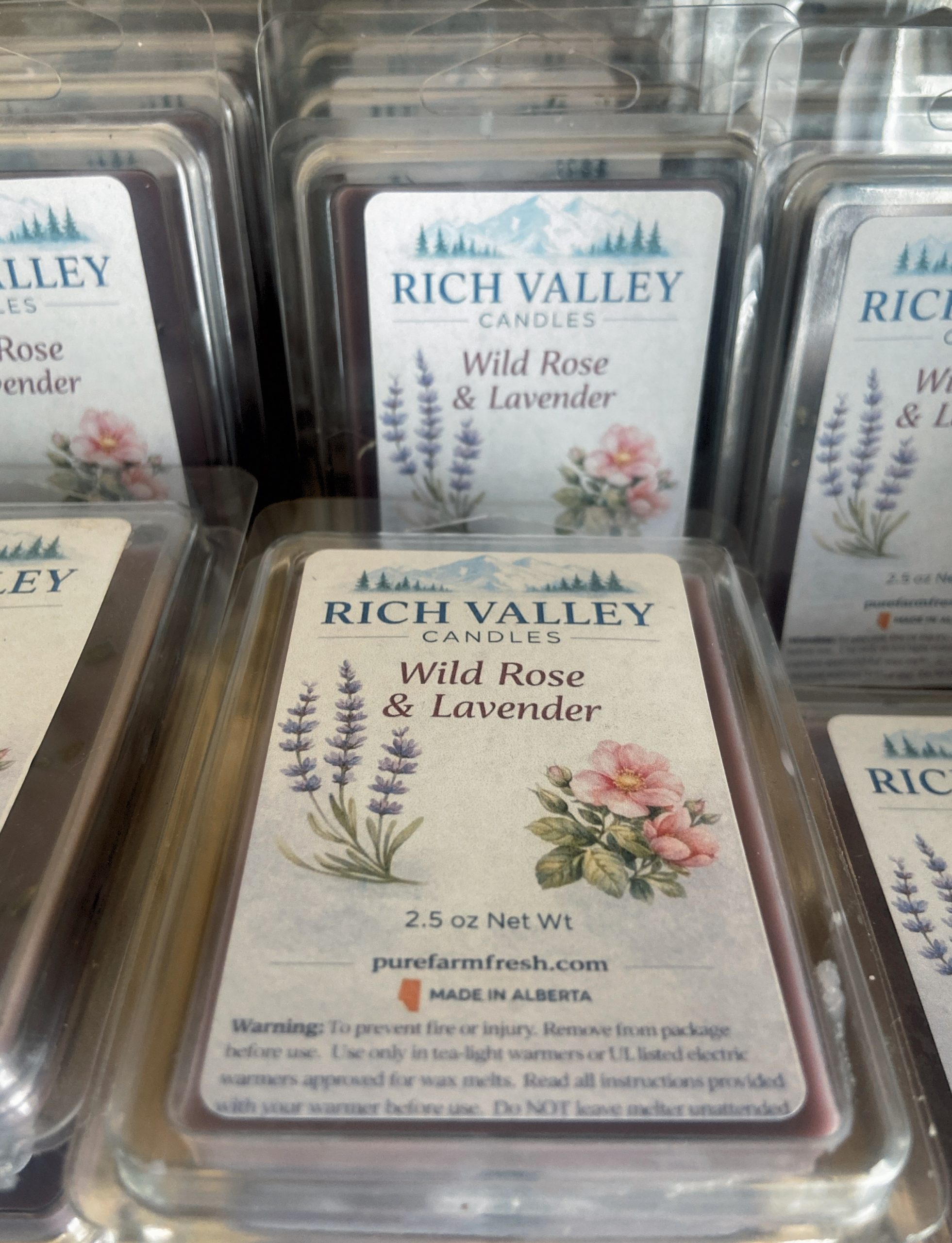 wild rose and lavendar